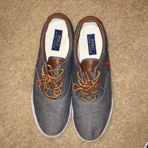 Ralph Lauren Thornton Canvas Low-Top Sneaker